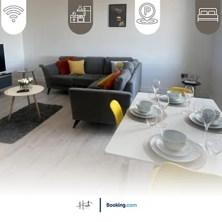 2 Bedroom Flat By Hush Haven Homes Short Lets And Serviced Accommodation Centrally Located Ideal For Contractors Kingston upon Hull Exterior foto